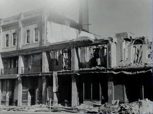 The terrace destroyed to make way for the housing commission block, 1959