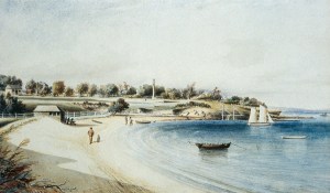 Frenchmans beach watercolour